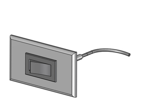 CLOSET CAROUSEL BI-DIRECTIONAL WALL MOUNTED HAND SWITCH