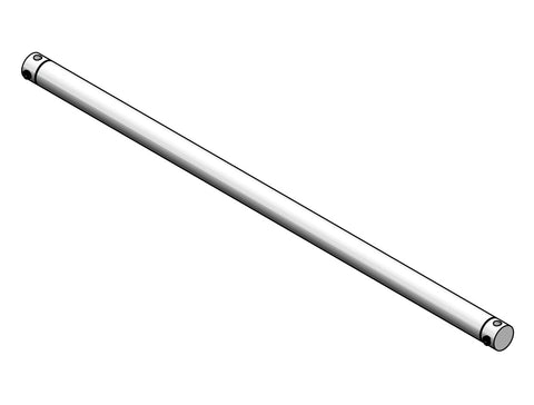 CLOSET CAROUSEL ADJUSTABLE GARMENT ROD FOR LOWER TIER
